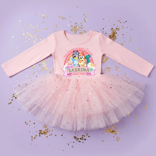 Bluey personalized tutu leotard